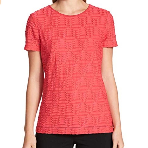 Calvin Klein Tops - Calvin Klein Women's Stretch Textured Tee Shirt
